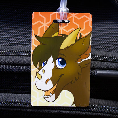 Dutch Angel Dragon PVC Luggage Tag