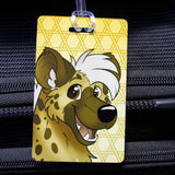 Spotted Hyena PVC Luggage Tag