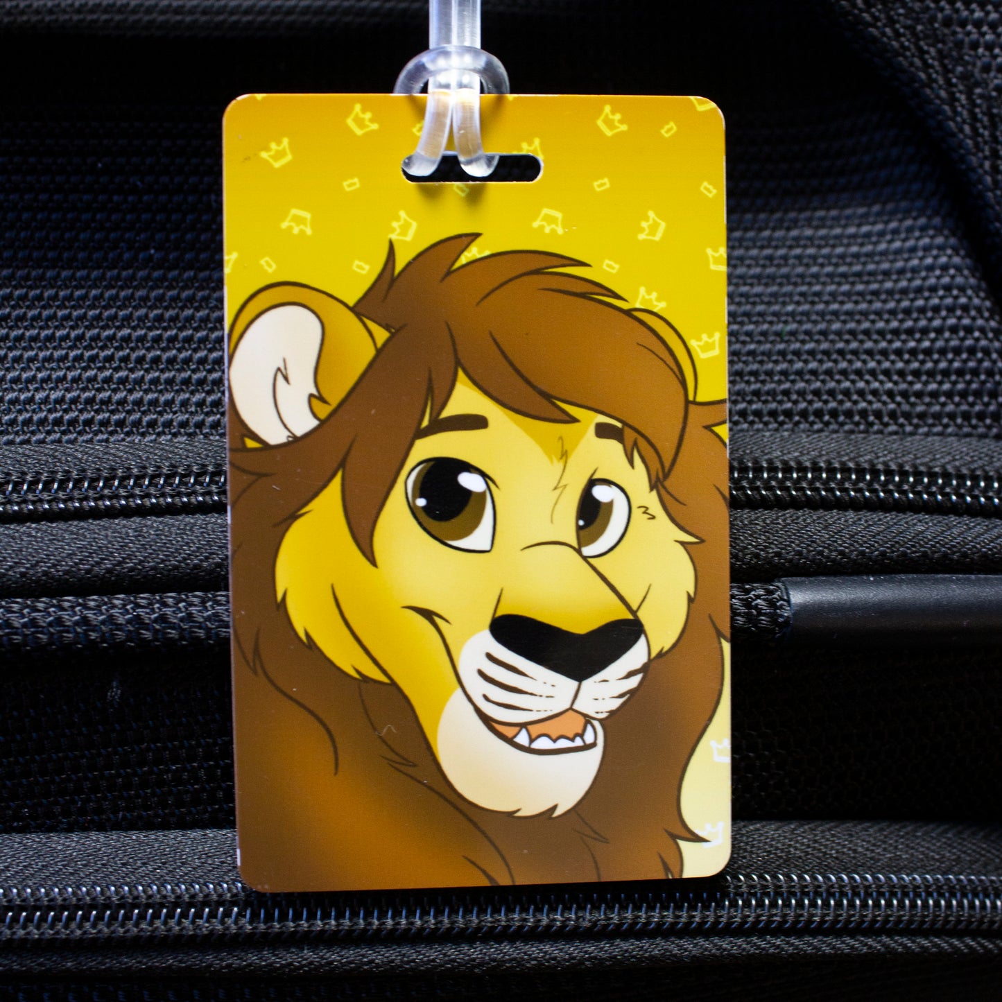 Lion PVC Luggage Tag