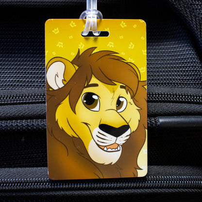 Lion PVC Luggage Tag