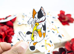 Maneki Neko (Lucky Cat) Fridge Magnet
