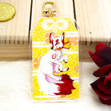 Kitsune Prosperity Omamori Acrylic Charm