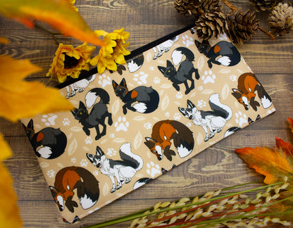 Fall Fox Pencil Pouch