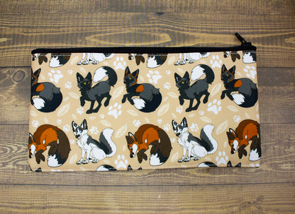 Fall Fox Pencil Pouch