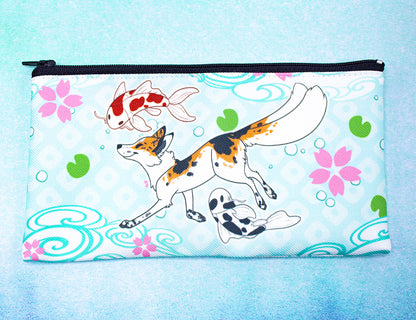 Koi Kitsune Pencil Pouch