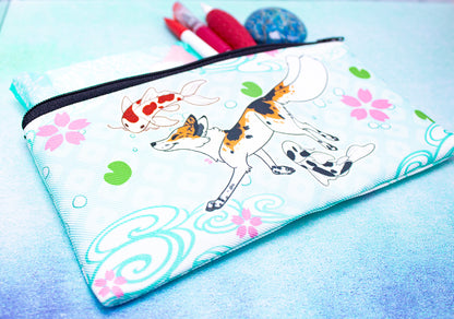 Koi Kitsune Pencil Pouch