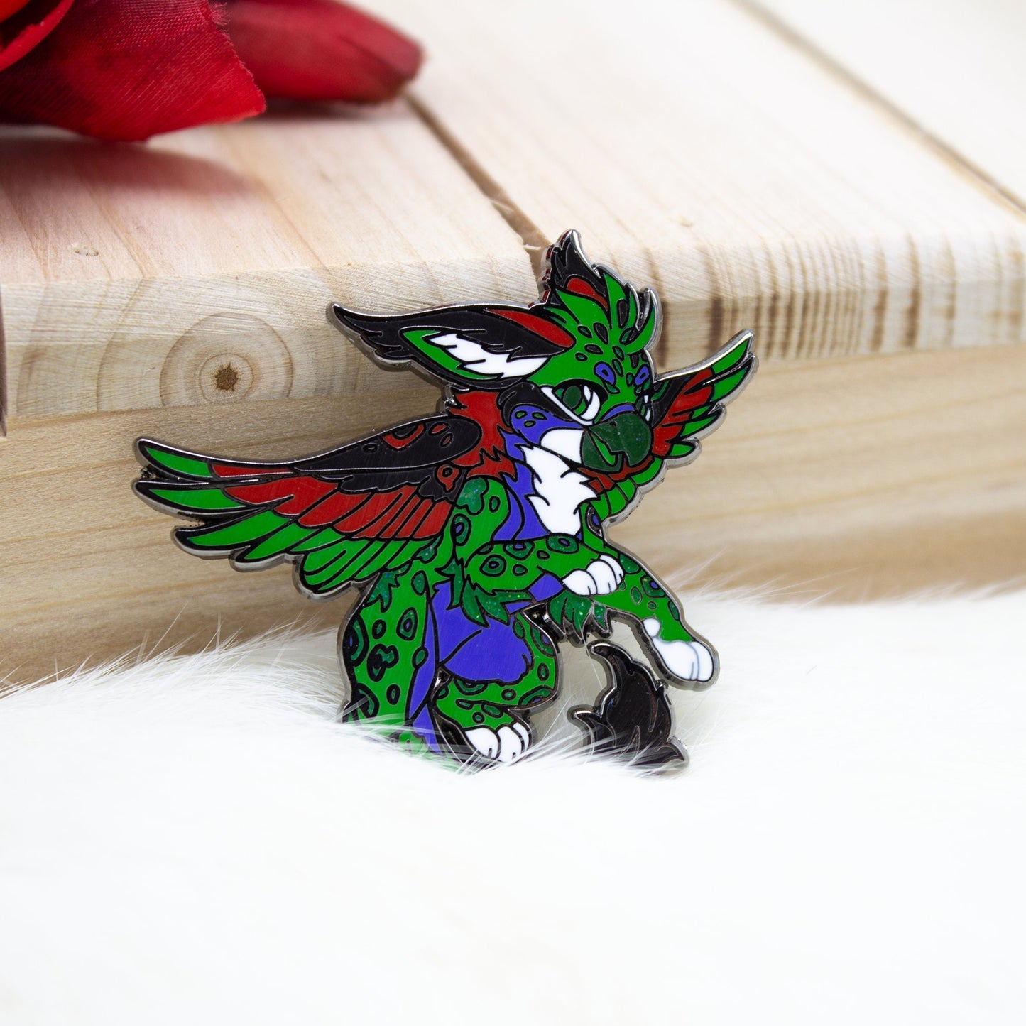 LE #1208 Rinku Historia Fursona Pin Gryphon Enamel Pin