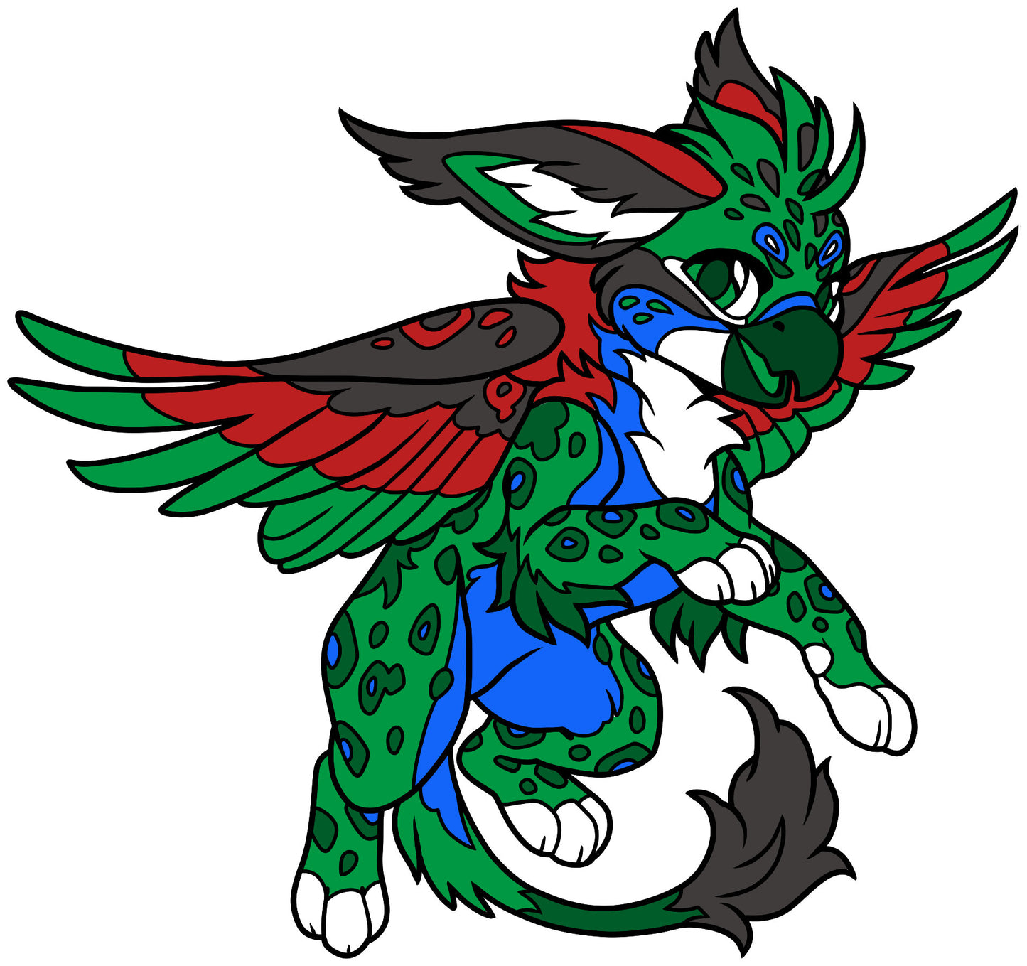 LE #1208 Rinku Historia Fursona Pin Gryphon Enamel Pin