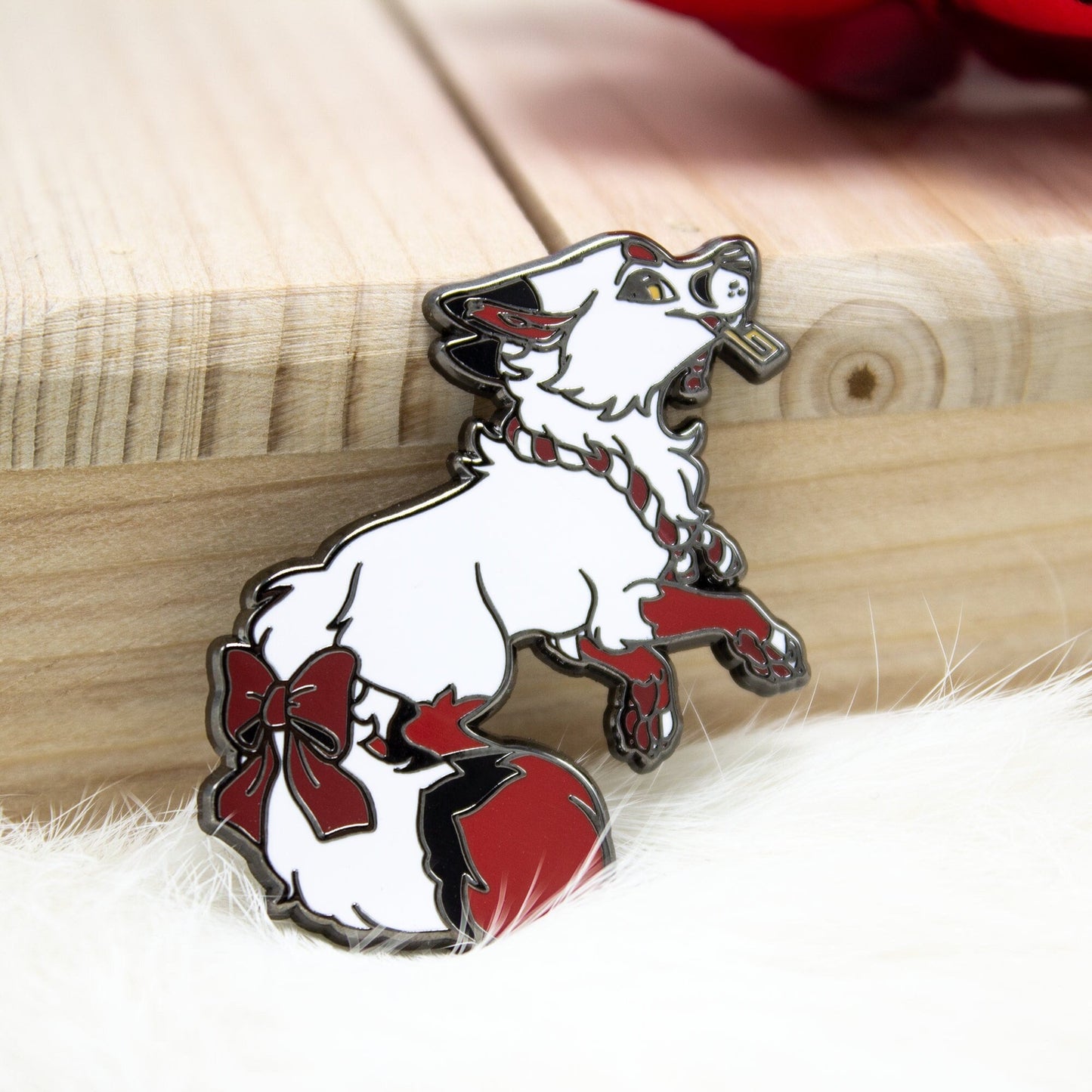 OFFICIAL Fursona Pin #723 Kimiko Inari Kitsune Hard Enamel Pin